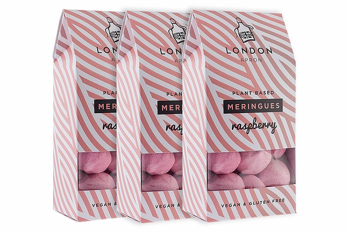 Raspberry Plant-Based Meringues X 3 Boxes – London Apron